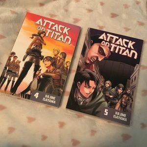 Vol. 4 & 5 AOT manga